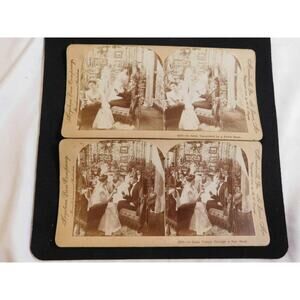 Keystone View Company Stereographic View Cards Vintage 1900's Set of Two